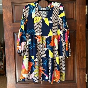 Women’s Amazon flowy colorful dress